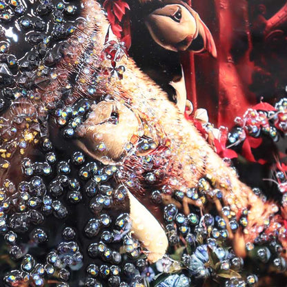 アートフレーム トラピリカ 41㎝ クリスタルピクチャー ウォールデコ 虎/エトピリカ