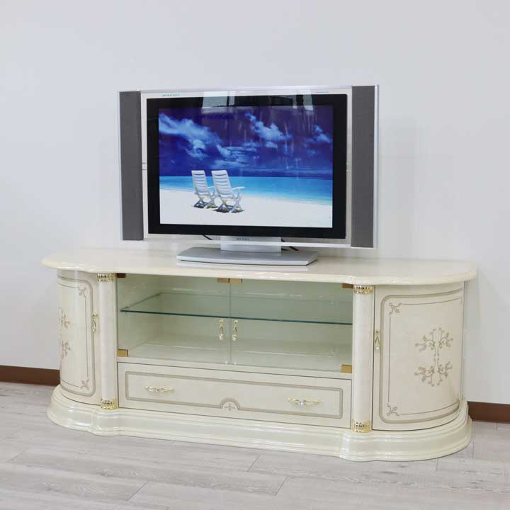 サルタレッリ フローレンス テレビボードL 167cm アイボリー テレビ台 ローボード