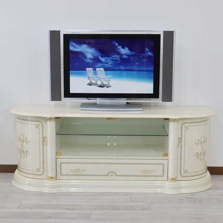 サルタレッリ フローレンス テレビボードL 167cm アイボリー テレビ台 ローボード