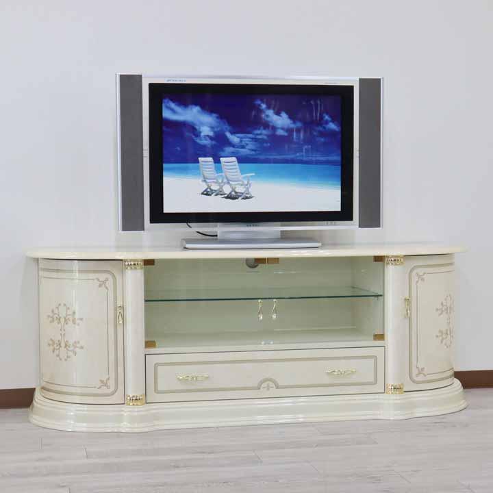 サルタレッリ フローレンス テレビボードL 167cm アイボリー テレビ台 ローボード