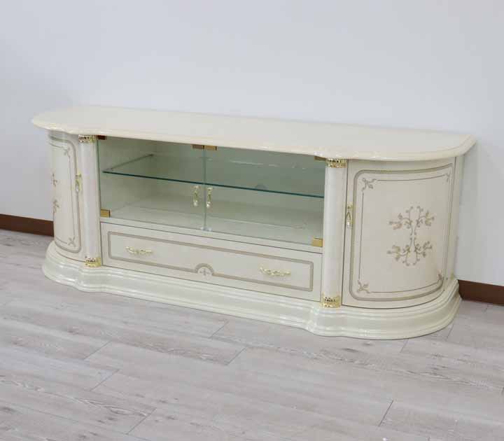 サルタレッリ フローレンス テレビボードL 167cm アイボリー テレビ台 ローボード