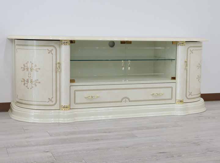 サルタレッリ フローレンス テレビボードL 167cm アイボリー テレビ台 ローボード