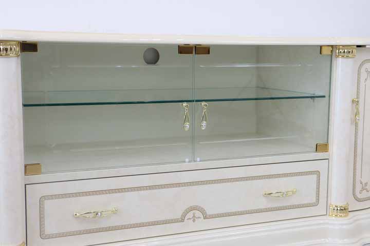 サルタレッリ フローレンス テレビボードL 167cm アイボリー テレビ台 ローボード