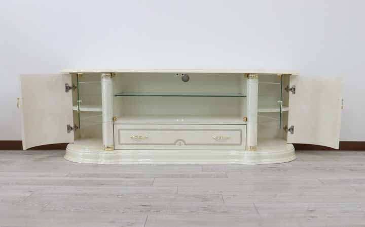 サルタレッリ フローレンス テレビボードL 167cm アイボリー テレビ台 ローボード