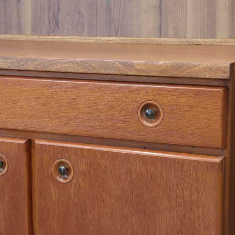 ローキャビネット Jentique ジェンティーク イギリス ヴィンテージ チーク ミッドセンチュリースタイル