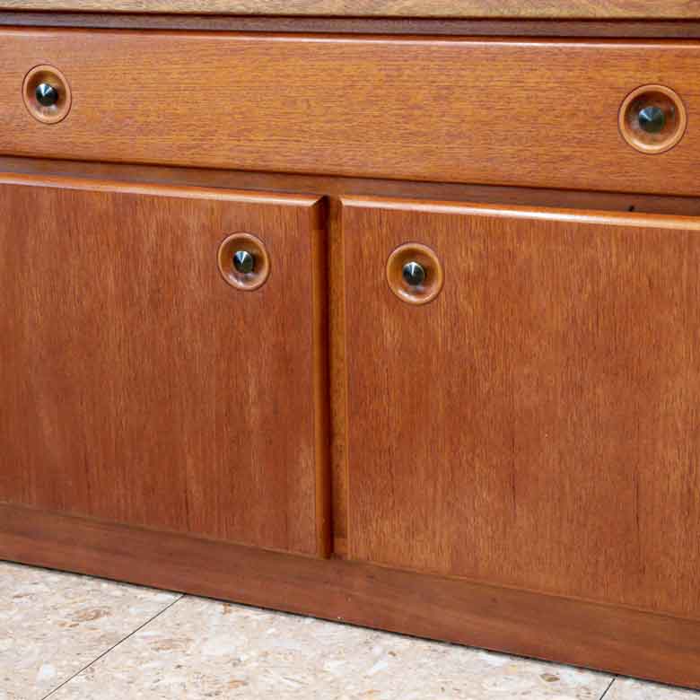 ローキャビネット Jentique ジェンティーク イギリス ヴィンテージ チーク ミッドセンチュリースタイル