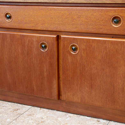 ローキャビネット Jentique ジェンティーク イギリス ヴィンテージ チーク ミッドセンチュリースタイル