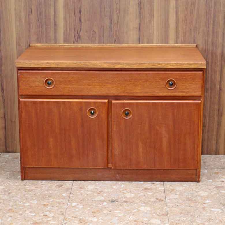 ローキャビネット Jentique ジェンティーク イギリス ヴィンテージ チーク ミッドセンチュリースタイル