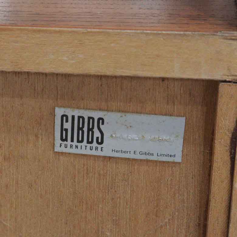 スリムキャビネット ヴィンテージ イギリス GIBBS