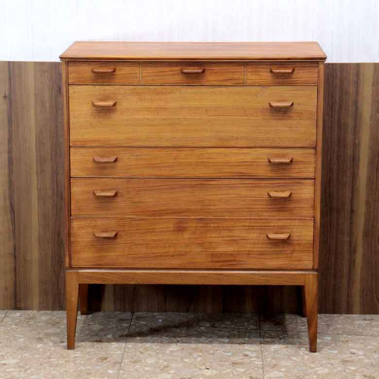 チェスト ヴィンテージ イギリス Alfred Cox ウォールナット