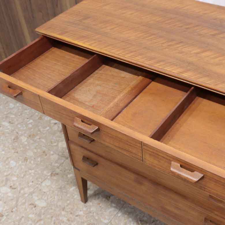 チェスト ヴィンテージ イギリス Alfred Cox ウォールナット