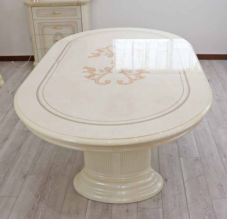 サルタレッリ フローレンス ダイニングテーブル 175cm アイボリー