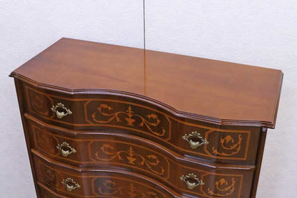 チェスト 5段 87cm 木製 象嵌 045/SPA