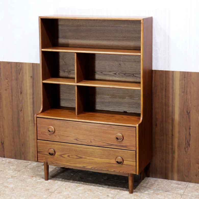 オークキャビネット イギリス 木製 ブックケース ヴィンテージ