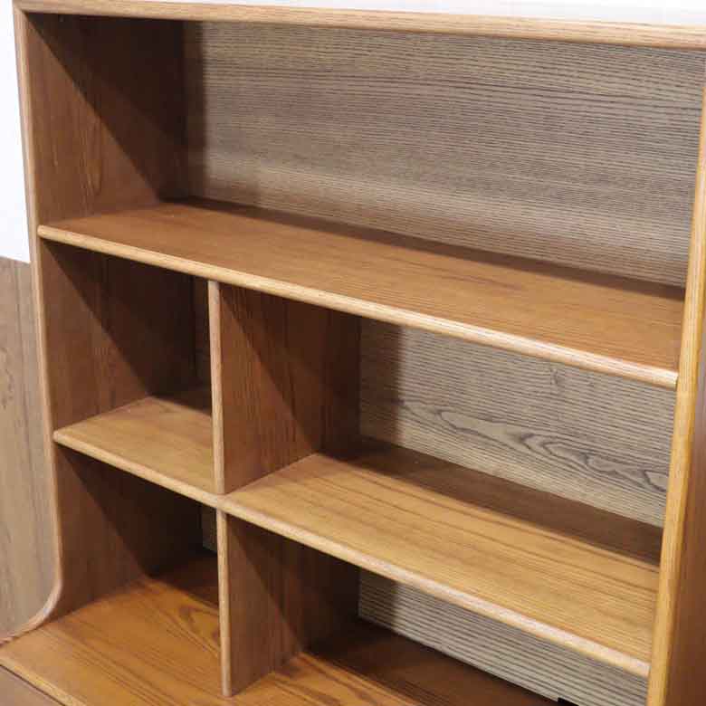 オークキャビネット イギリス 木製 ブックケース ヴィンテージ