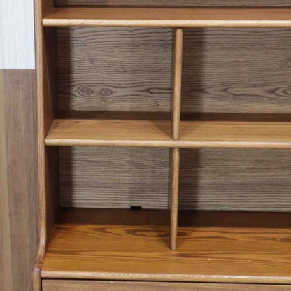 オークキャビネット イギリス 木製 ブックケース ヴィンテージ