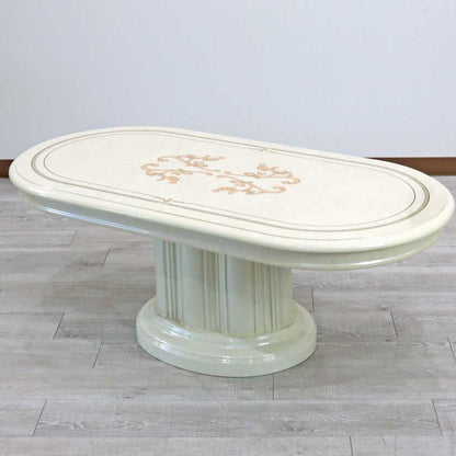 サルタレッリ フローレンス センターテーブル 120cm アイボリー ローテーブル