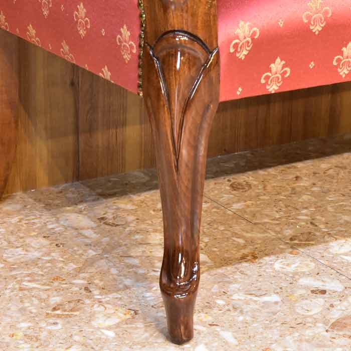 イタリア カウチソファ レッド ミニカウチ 猫脚 060/RJ