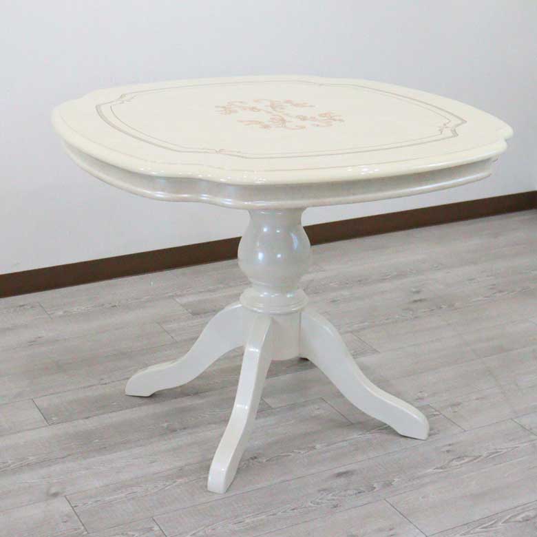 サルタレッリ フローレンス ティーテーブル 95cm アイボリー カフェテーブル