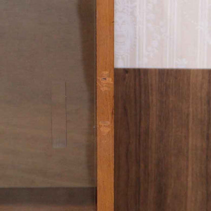 ガラスケース ヴィンテージ キャビネット イギリス チーク 木製