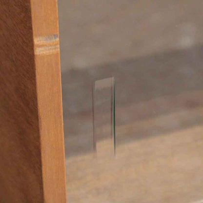 ガラスケース ヴィンテージ キャビネット イギリス チーク 木製