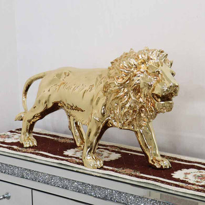 ライオン オブジェ ゴールド 風水 金運 縁起物