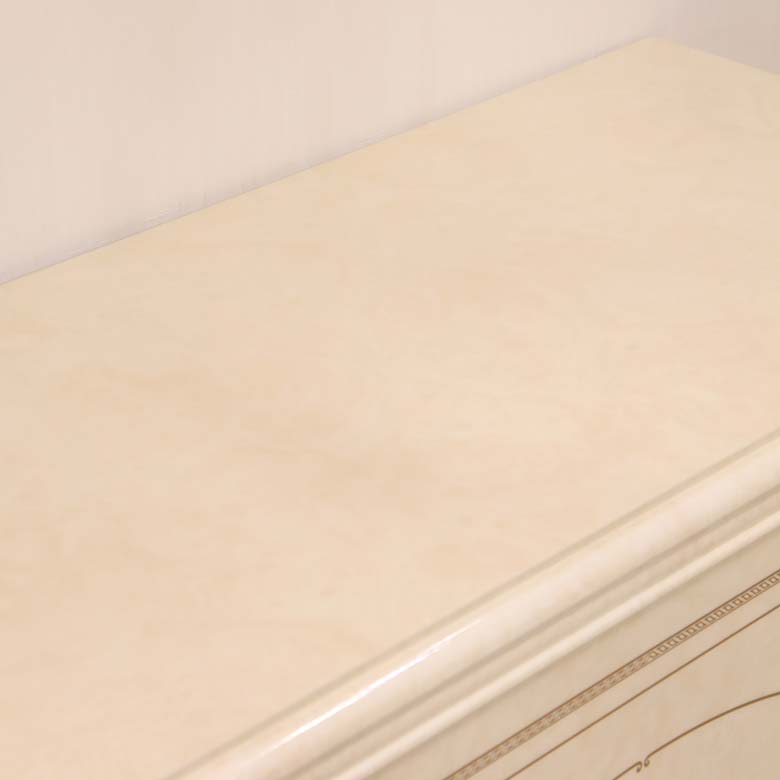 サルタレッリ フローレンス ワイドチェスト 112cm 3引出 アイボリー シングルドレッサー