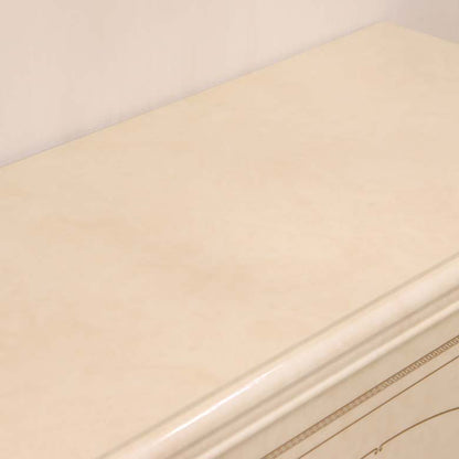 サルタレッリ フローレンス ワイドチェスト 112cm 3引出 アイボリー シングルドレッサー