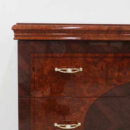 サルタレッリ フローレンス ワイドチェスト 3引出し ウォールナット