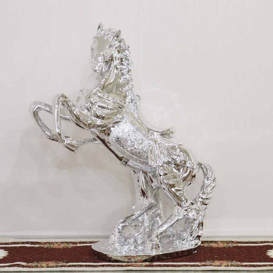 馬のオブジェ 置物 シルバー 風水 金運 縁起物