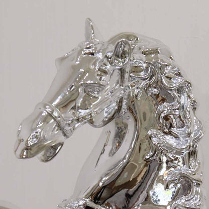 馬のオブジェ 置物 シルバー 風水 金運 縁起物