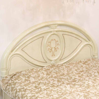 サルタレッリ フローレンス クイーンベッド アイボリー ベッドフレーム