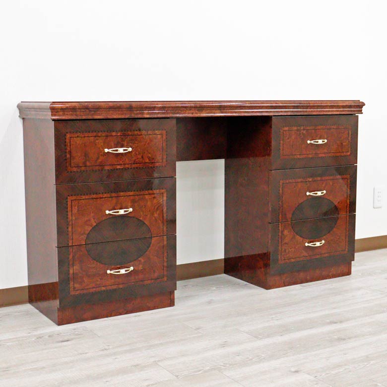 サルタレッリ フローレンス ドレッサーデスク ウォールナットコモヴァニティ コンソール