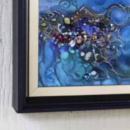 アートフレーム ペオファント 41㎝ クリスタルピクチャー ウォールデコ エレファント