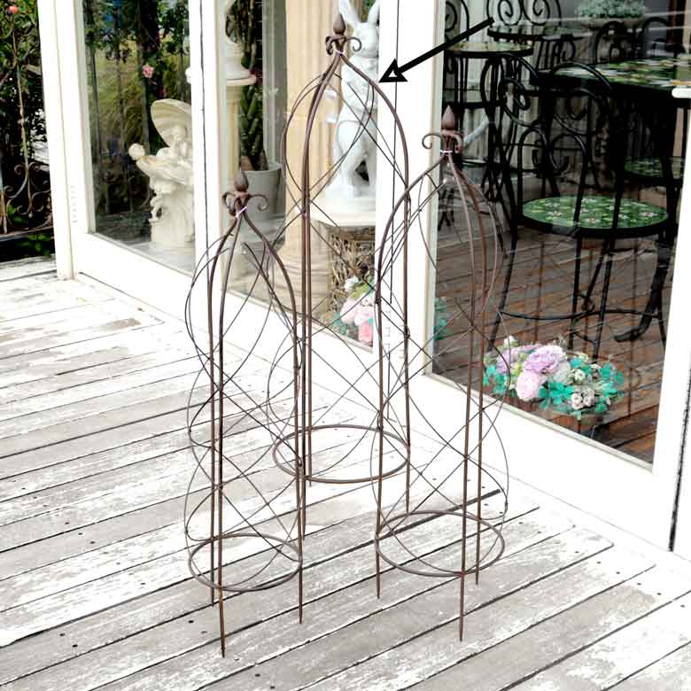 3サイズ オベリスク ガーデニングタワー エクステリア ガーデン用