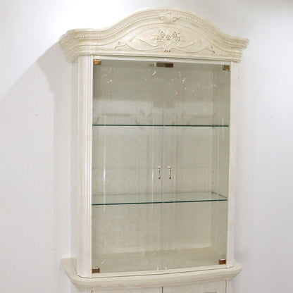 サルタレッリ アマルフィ 2ドアキャビネット アイボリー カップボード ベージュ