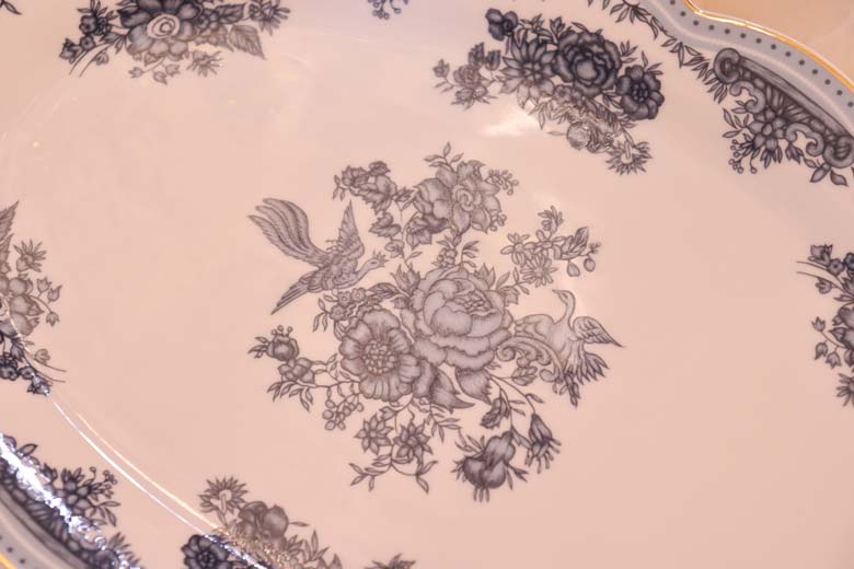 オーバルプレート トワルドジュイ フルール モーニングディッシュ