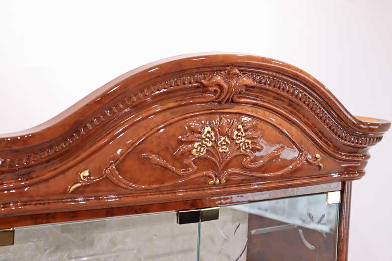 ガレージセール サルタレッリ アマルフィ 2ドアキャビネット イタリア ショーケース ウォールナット