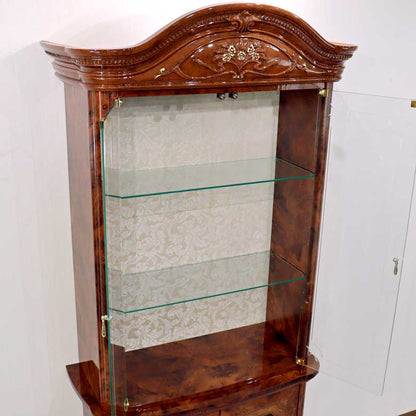 ガレージセール サルタレッリ アマルフィ 2ドアキャビネット イタリア ショーケース ウォールナット