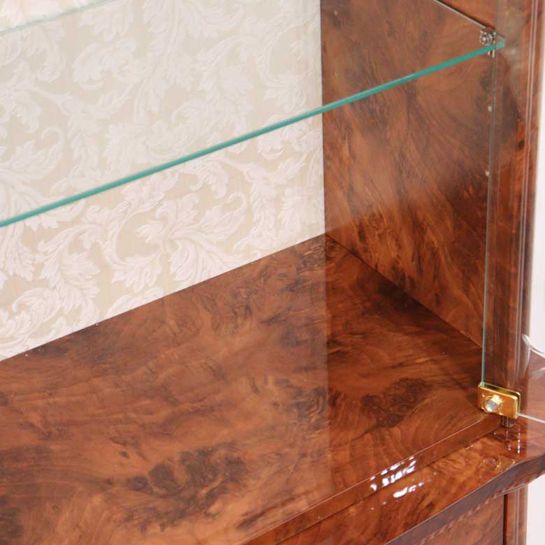 ガレージセール サルタレッリ アマルフィ 2ドアキャビネット イタリア ショーケース ウォールナット