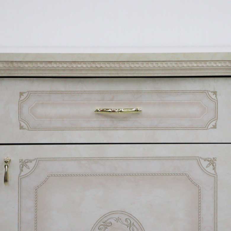 サルタレッリ アマルフィ 3ドアサイドボード アイボリー ローキャビネット