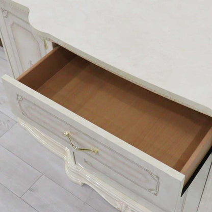 サルタレッリ アマルフィ 3ドアサイドボード アイボリー ローキャビネット