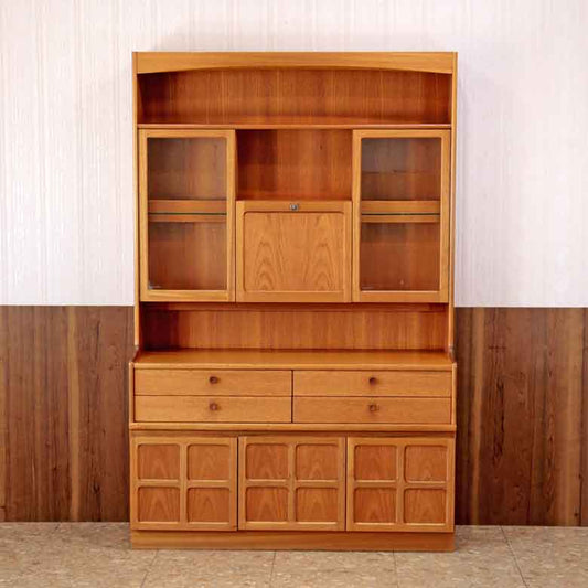 キャビネット ネイサン カップボード イギリス チーク 完成品 NATHAN