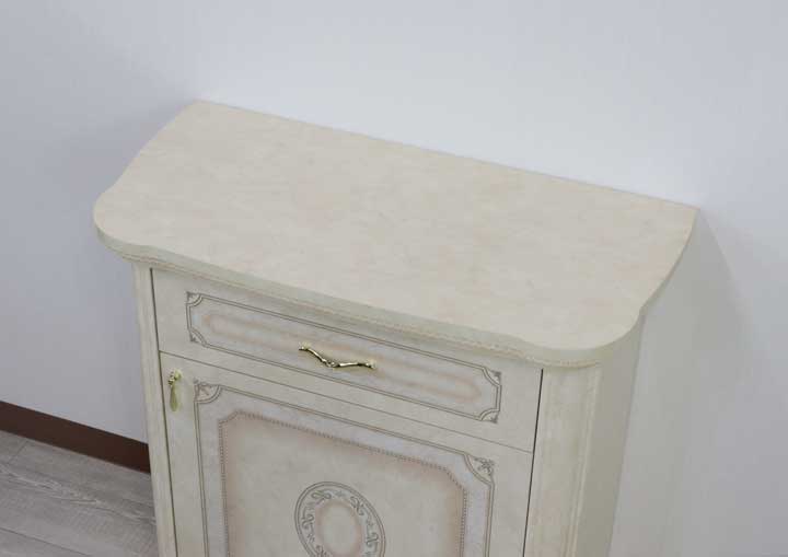 サルタレッリ アマルフィ 1ドアキャビネット アイボリー カップボード サイドボード