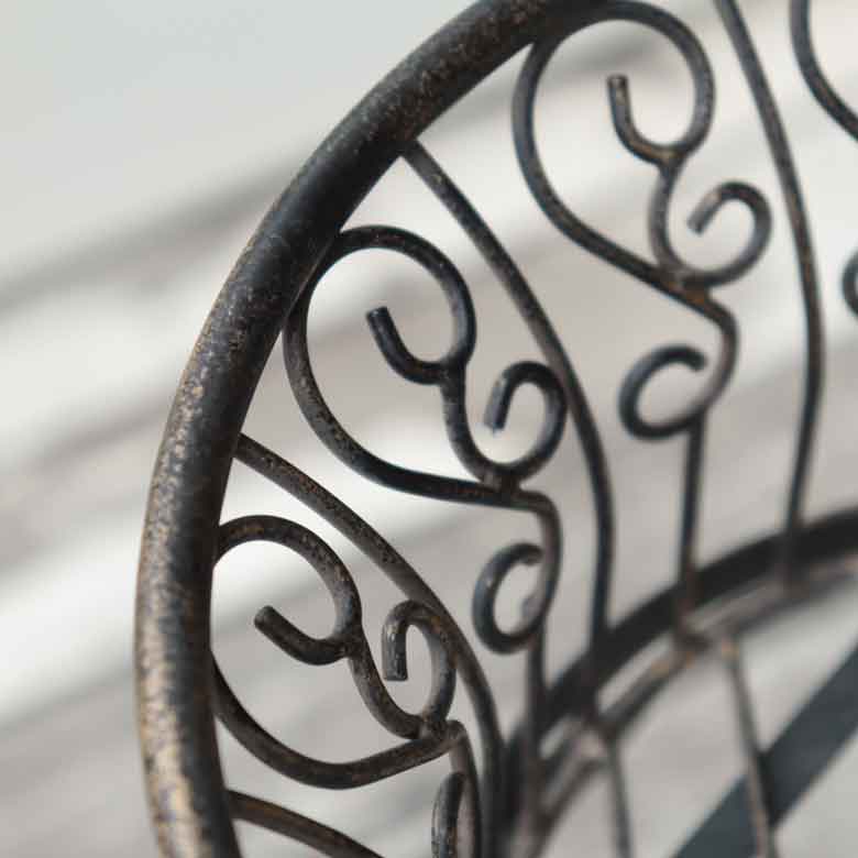 アイアンプラントスタンド 2個セット フラワースタンド エクステリア ガーデン用