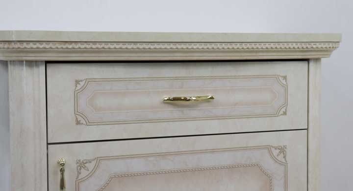 サルタレッリ アマルフィ 1ドアサイドボード アイボリー ローキャビネット