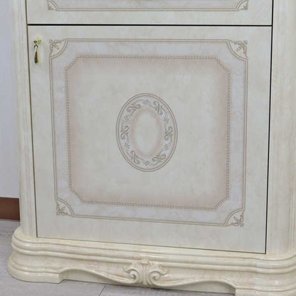 サルタレッリ アマルフィ 1ドアキャビネット アイボリー カップボード サイドボード