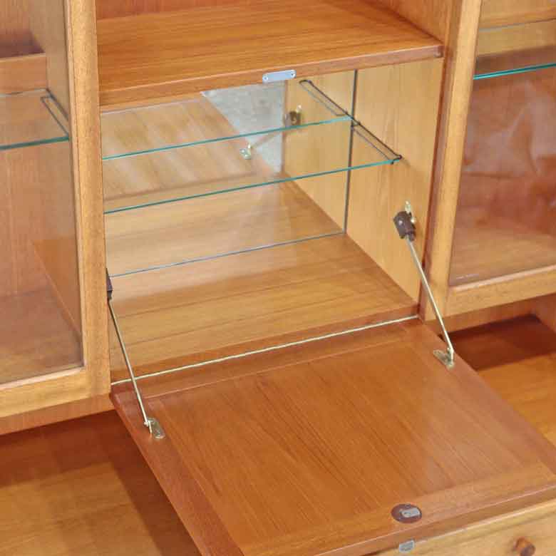 キャビネット ネイサン カップボード イギリス チーク 完成品 NATHAN