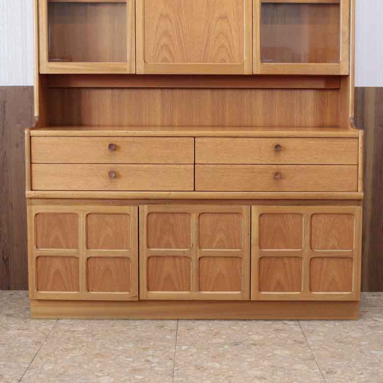 キャビネット ネイサン カップボード イギリス チーク 完成品 NATHAN