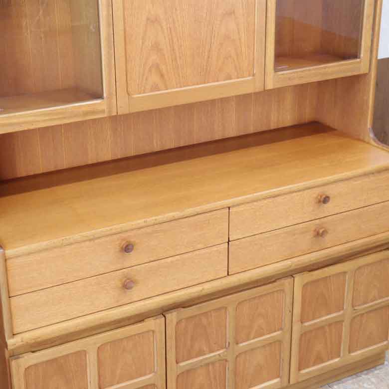 キャビネット ネイサン カップボード イギリス チーク 完成品 NATHAN